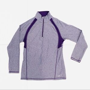 Champion 1/4 Zip Mock Neck Long Sleeve Athletic Top Jacket